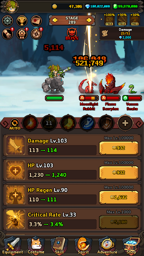Dragon Slayer : Pixel Idle RPG ekran görüntüsü