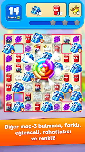 Sugar Heroes - maç-3 oyunu ekran görüntüsü