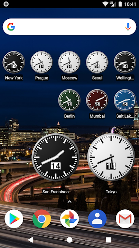 World Clock Widget 2025 Pro ekran görüntüsü