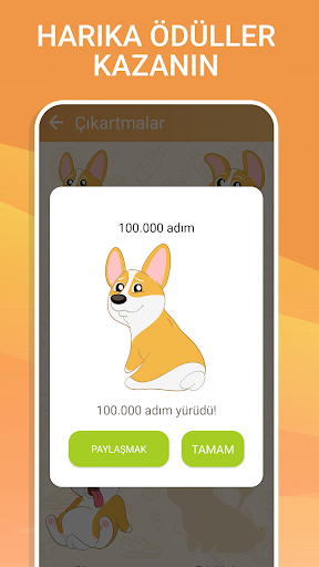 Pedometre - adımlar sayacı ekran görüntüsü