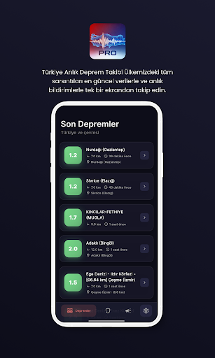 Deprem Ağı Pro ekran görüntüsü