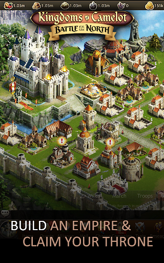 Kingdoms of Camelot: Battle ekran görüntüsü