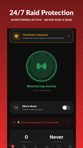 Raid Monitor Alarm ekran görüntüsü