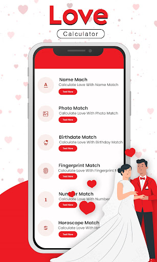 love calculator - love test ekran görüntüsü