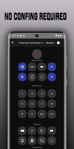 Remote for Emotiva tv ekran görüntüsü