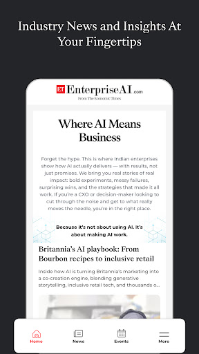 ET Enterprise AI ekran görüntüsü