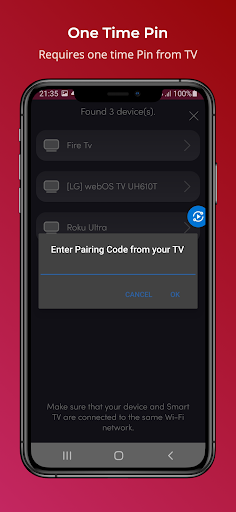 LG Universal TV Remote ekran görüntüsü