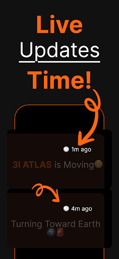 3I ATLAS: Live & Breaking News ekran görüntüsü