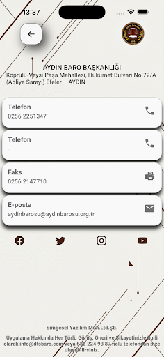 Aydın Barosu ekran görüntüsü