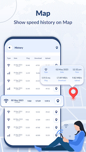 Network Signal Strength On Map ekran görüntüsü