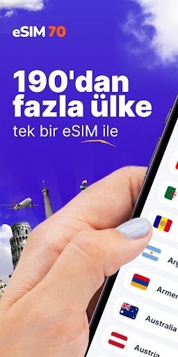 eSIM70: eSIM For Travel Data ekran görüntüsü
