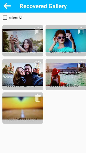 silinmiş videoları geri yüklem ekran görüntüsü