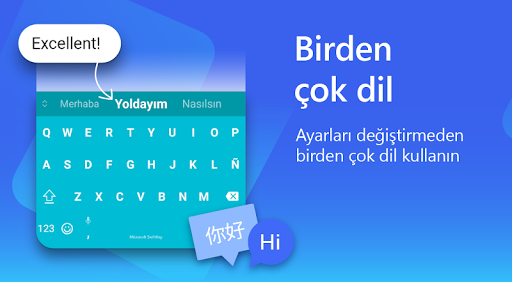Microsoft SwiftKey Klavye ekran görüntüsü