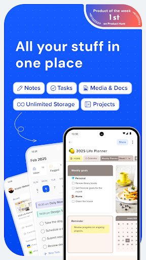 xTiles: notes, tasks, projects ekran görüntüsü
