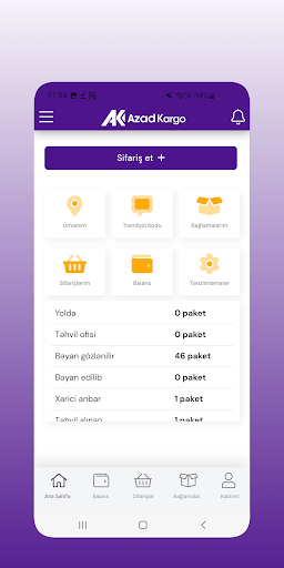 Azad Kargo ekran görüntüsü