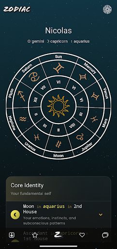 Zodiac: Birth Charts & People ekran görüntüsü