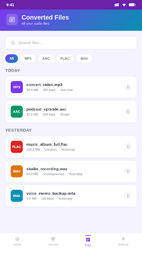 MP3 Converter: Video to Audio ekran görüntüsü