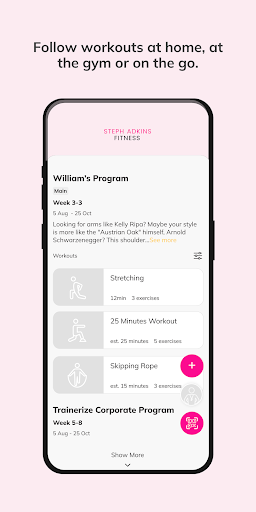 Steph Adkins Fitness ekran görüntüsü