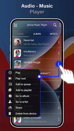 iPhone - My Photo Music Player ekran görüntüsü