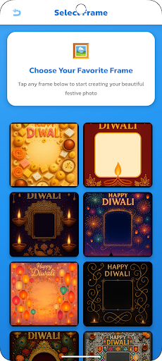 Happy Diwali Photo Frame ekran görüntüsü
