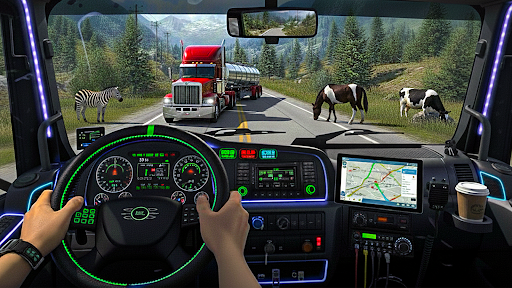 US Truck Transport Game Sim 3D ekran görüntüsü