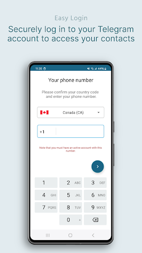 Telegram Contact Recovery ekran görüntüsü