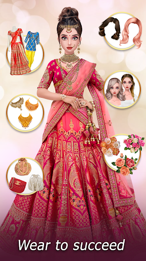 Indian Wedding Dress up Makeup ekran görüntüsü