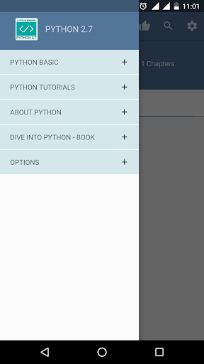 Python Documentation 2.7 ekran görüntüsü