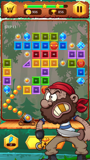 Pirates Bricks Breaker ekran görüntüsü