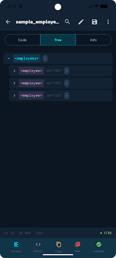 XML Viewer ekran görüntüsü