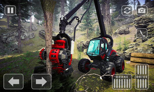 oduncu simülatör kamyon 3D ekran görüntüsü