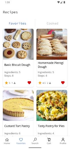 Pastry Recipes ekran görüntüsü