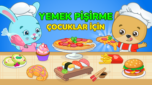 Çocuklar yemek pişirme oyunlar ekran görüntüsü