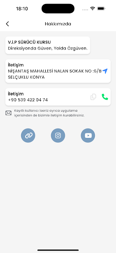 V.i.P SÜRÜCÜ KURSU KONYA ekran görüntüsü