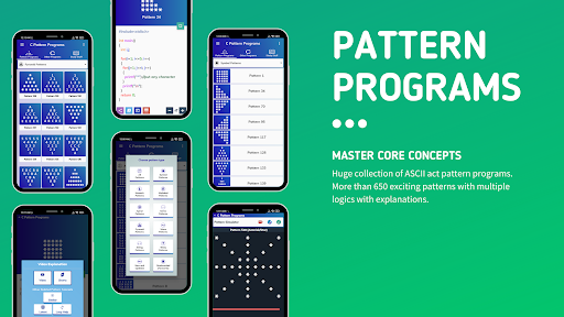 C Pattern Programs ekran görüntüsü