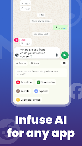 Infuse - AI for All Apps ekran görüntüsü