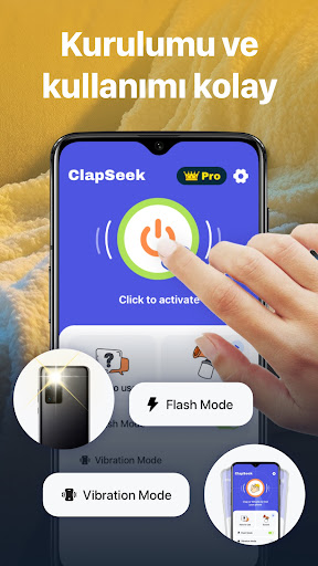 Alkışla telefonu bul- ClapSeek ekran görüntüsü