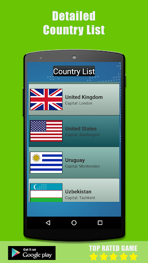 Capitals Quiz - Geography Game ekran görüntüsü