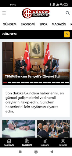 Günün Habercisi ekran görüntüsü