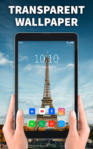 Transparent Wallpaper Live ekran görüntüsü