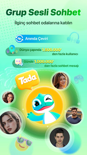 Tada - Sesli Sohbet Odaları ekran görüntüsü