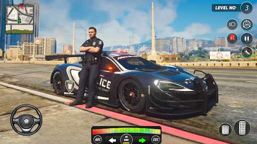 ABD Polis Arabası Sürüşü 3D Oy ekran görüntüsü