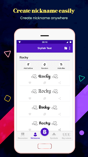 Stylish Text Floating Bubble ekran görüntüsü