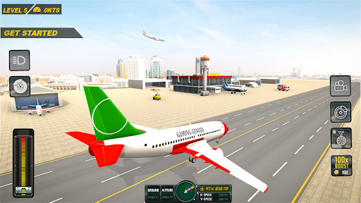 Flight Simulator Plane Game 3D ekran görüntüsü