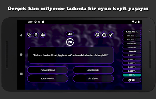 Kim Milyoner Olmak İster ekran görüntüsü