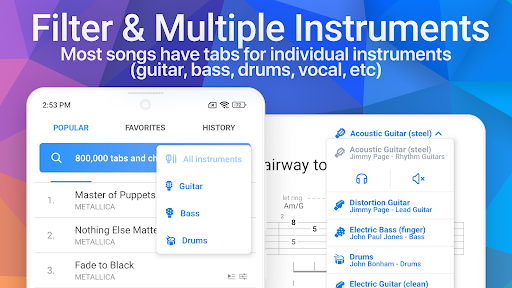 Songsterr Guitar Tabs & Chords ekran görüntüsü