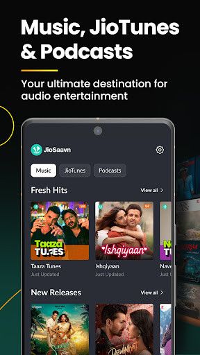JioSaavn - Music & Podcasts ekran görüntüsü