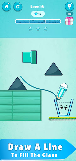 Fill the Glass - Puzzle Game ekran görüntüsü