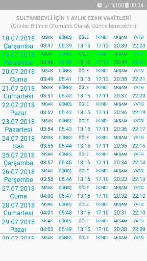 Ezan Vakti Alarmı ekran görüntüsü