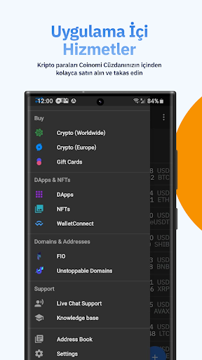 Coinomi Kripto Bitcoin Cüzdanı ekran görüntüsü